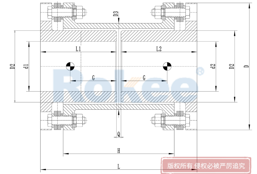 RLARD Diaphragm Coupling