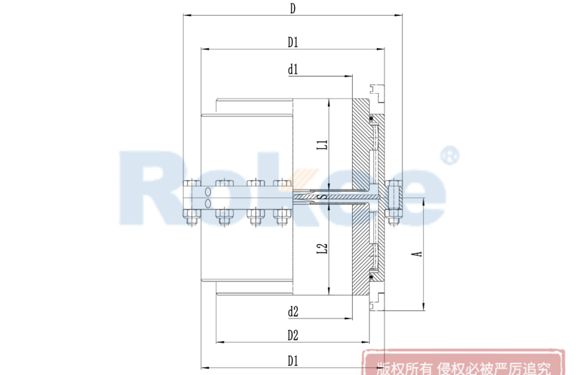 RODV Drum Gear Coupling