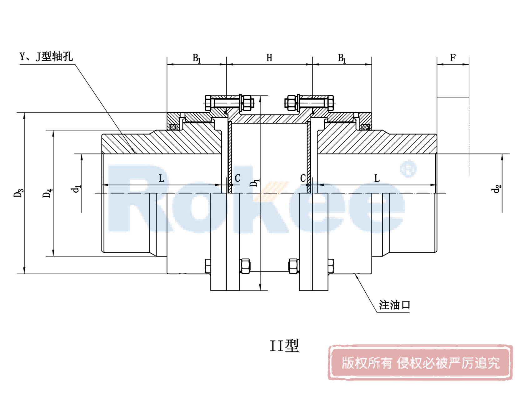 WGT鼓形齒式聯(lián)軸器,WGT型接中間套鼓形齒式聯(lián)軸器,WGT齒式聯(lián)軸器